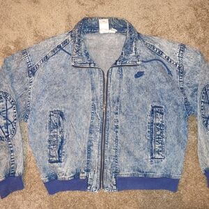 Nike Light Blue Denim Jacket